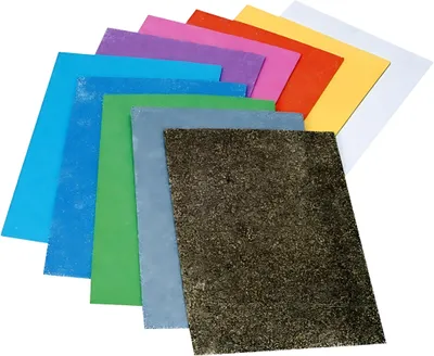 Produktbild von Moosgummi CreaSoft Glitter Sortiment 1 20 x 30 x 02 cm 10 Farben