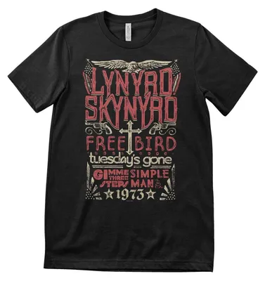 Obrázek produktu pro Lynyrd Skynyrd Free Bird Black M Tričko