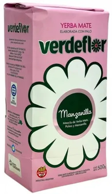 Immagine prodotto di Yerba Mate Verdeflor con Camomilla, 500g (0,5kg) - Prodotto argentino con camomilla