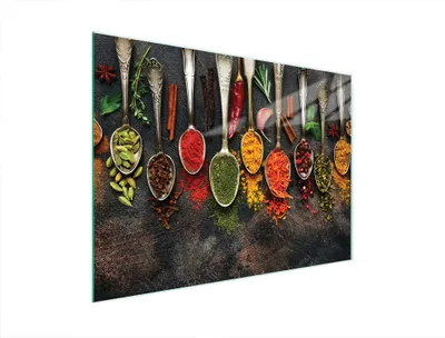 Imagen del producto de Tabla de cortar de vidrio, 40x30 cm. Especias