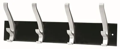 Produktbild von UNILUX Wandgarderobe Cypres 100340805 4Haken sw