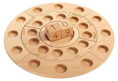 Image de Tableau de calcul et calendrier Eduplay - jouets éducatifs en bois pour enfants