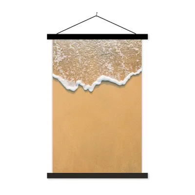 Produktbild von MuchoWow® Textilposter Strand - Sommer - Meer 40x60 cm mit schwarzem Rahmen - Wanddekorationen