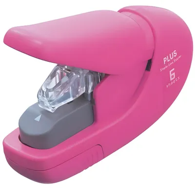 Produktbild von PLUS JAPAN Heftgerät SL-106AB klammerlos, pink