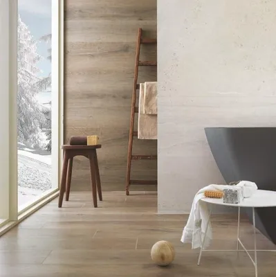 Imagen del producto de CASA39. Gres porcelánico con efecto madera, 20x120 cm, Italgraniti, modelo Alnus
