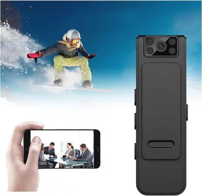 Obrázek produktu pro Mini kamera s rozlišením 1080p, nočním viděním a potlačením šumu, 180° zorným úhlem, videorekordérem a audio-video záznamem