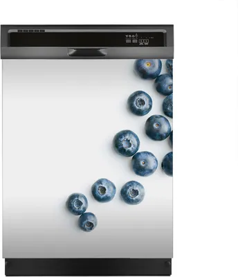 Produktbild von Magnete Dekorative 60x70 cm Küche Magnetmatte Spülmaschine - Farbige Blaubeeren Früchte