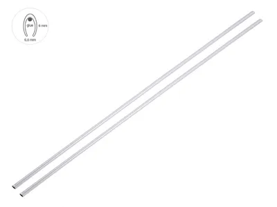 Obrázok produktu pre Türkantenpuffer, 65 cm, chrom, 2 ks