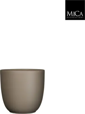 Produktbild von Mica Decorations Blumentopf - braun - Keramik - 17 x 16 cm