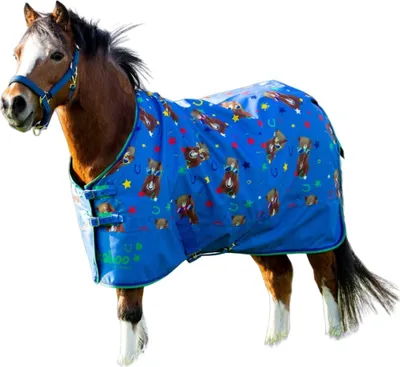 Produktbild von Tikaboo - "Cool Shetland" Standard Pferdedecke ER1827 (107cm) (Blau)