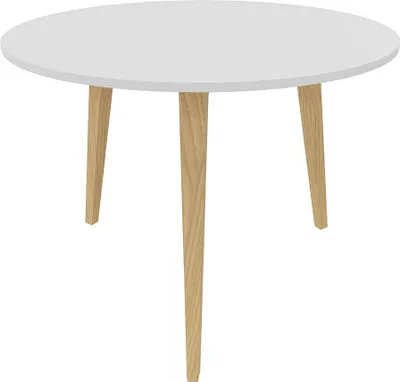 Produktbild von Quadrifoglio Cove Beistelltisch Holz weiß 100,0 x 100,0 x 75,0 cm