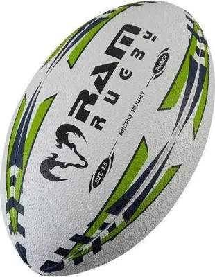Immagine prodotto di Micropalla da allenamento - Misura: 2,5 - Impugnatura 3D - Marchio di rugby n. 1 in Europa - Forma e durata perfette