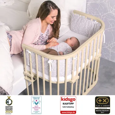 Produktbild von babybay Beistellbett Maxi extra Groß - auch für Zwillinge