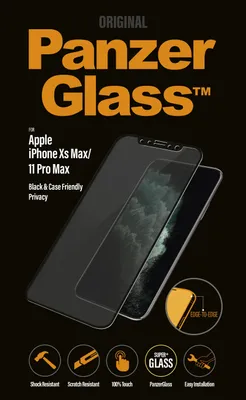 Produktbild von PanzerGlass Apple iPhone Xs Max/11 Pro Max CF Privacy Edge-to-Edge, black