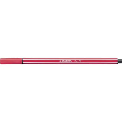 Obrázok produktu pre STABILO Pen 68, 1 farba/farieb, Červená, Guličkové zakončenie, 1 mm, Červená, Šesťhranný