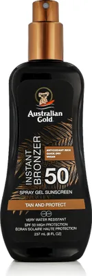 Produktbild von Australian Gold Instant Bronzer Spray SPF 50 237 ml