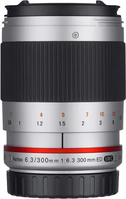 Produktbild von Samyang 300mm F6.3 Spiegelobjektiv Sony E Tele manuell APS-C Silber