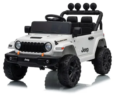 Immagine prodotto di Macchina Elettrica per Bambini 101x59x65 cm Licenza Jeep Rubicon Small Bianco