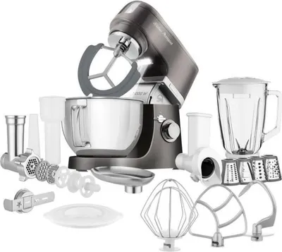 Image de Robot Pâtissier Sencor STM 6377CH, 1000W, Bol Inox 4.5L, Mixeur Verre 1.