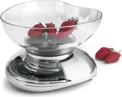 Zdjęcie produktu dla Laica LC7107, Waga kuchenna mechaniczna, 3 kg, 20 g, Chrom, Blat, Owalny