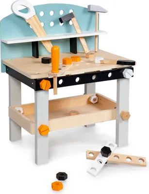 Obrázek produktu pro Dřevěná dílna s nářadím 32 kusů ECOTOYS