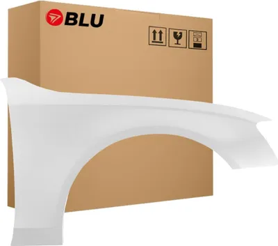 Image de BLU Aile Compatible avec Audi A4 B8 S4 LY9C Droite Weiss IbisWeiss | 2007-2011 | Avant | Peint| Prêt à Monter | Galvanisé