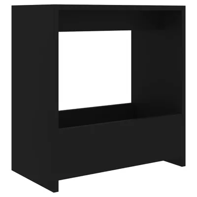 Obrázok produktu pre vidaXL Bočný stolík čierny 50x26x50 cm Drevo Materiál