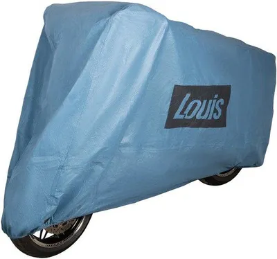Image de Housse imperméable pour moteur, bleue, extensible, sac de transport inclus, pour pignon, modèle M
