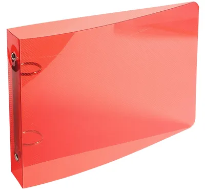 Imagen del producto de Exacompta 51090E: Carpeta de tarjetas tipo "tarjetón" Crystal, formato DIN A6, fabricada con material flexible y translúcido