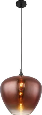 Immagine prodotto di Globo Lighting|Lampada a sospensione in metallo nero opaco, 1x E27