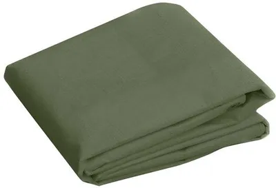 Image de Tente de chantier professionnelle avec œillets métalliques - 4 x 8 m - 260 g/m² - Vert - HDPE - Imperméable et résistante aux intempéries - Surface de 32 m²