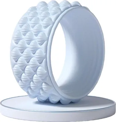 Image de INF Roue de Yoga pour l'Ouverture du Dos - Flexibilité et Soulagement, 1 Pièce Bleu
