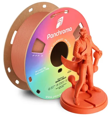 Zdjęcie produktu dla PLA, filament do druku 3D, kolor: cegła, średnica: 1,75 mm, waga: 1 kg