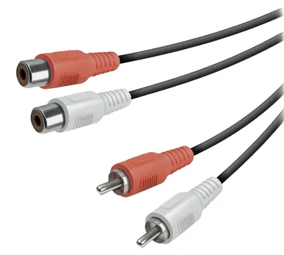 Produktbild von Audiokabel (2 Cinch-Stecker auf 2 Cinch-Buchsen)