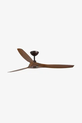 Produktbild von Deckenventilator mit Fernbedienung - 152 cm - 5 Geschwindigkeitsstufen - DC-Motor - Braun