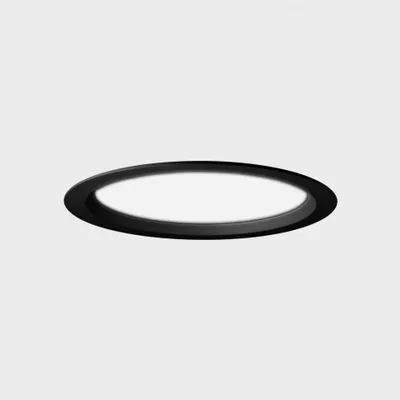 Produktbild von KOHL LIGHTING LIM LACUS Einbauleuchte mit Rahmen-Durchmesser: 225 mm schwarz 30 W CRI 80 4000K DALI