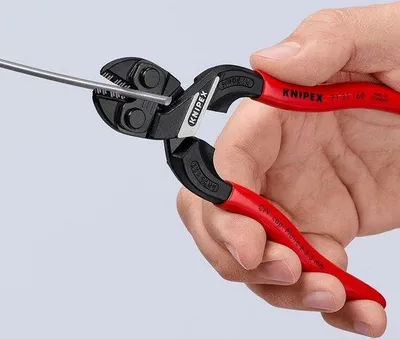 Zdjęcie produktu dla Kompaktowe szczypce do obcinania, czarne, 160 mm, z tworzywa sztucznego