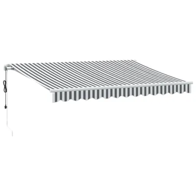 Produktbild von vidaXL Markise Automatisch Anthrazit & Weiß 350x250 cm
