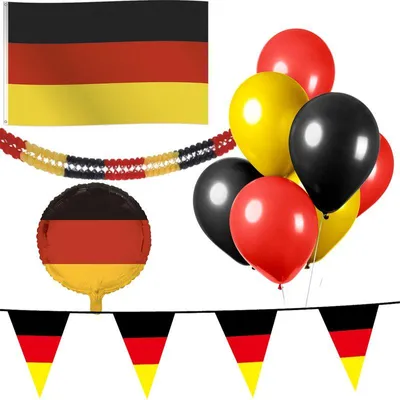 Produktbild von Deutschland Fußball Weltmeisterschaft Deko Set Party