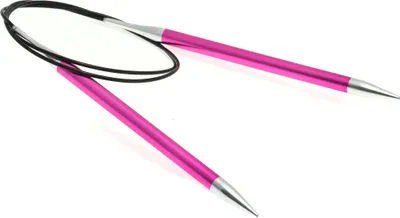 Produktbild von Lana Grossa Knit Pro Rundstricknadel Aluminium Rainbow verschiedene Längen/Stärken Länge Durchmesser 80 cm 7.0 mm