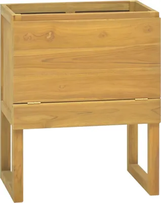Zdjęcie produktu dla Szafka łazienkowa, 60x40x75 cm, lite drewno tekowe