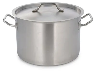Produktbild von XXL Edelstahl Kochtopf mit Deckel mit Antihaftbeschichtung - 45 L