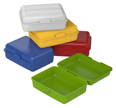 Obrázek produktu pro Obědový box "School-Box" - Obědový box bez BPA pro děti a dospělé - Odolný box na oběd do školy, do práce a za dobrodružstvím, vyrobeno v Německu - Berry