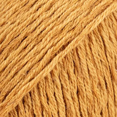 Obrázek produktu pro Příze DROPS Belle č. 37 Zlatavě žlutá – bavlna/viskóza/len, měkká