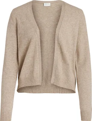 Produktbild von VILA Kurze Feinstrick Cardigan Stretch Basic Jacke ohne Verschluss VIRIL Größe: M