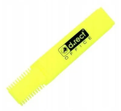 Produktbild von D.rect Textmarker Gelb mit Strichstärke 2-5 mm