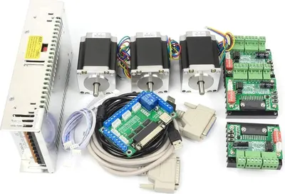 Obrázek produktu pro CNC řídicí sada, krokový motor Nema23, ovladač TB6560, 3-osá sada