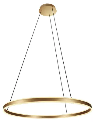 Image de Suspension - or - Ringlux - plastique métal - Ø 80cm - LED - 3675GO - Steinhauer