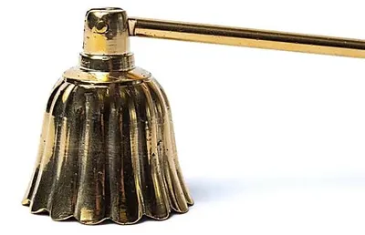 Image de Extincteur de Bougie Doré - 25cm