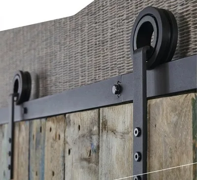 Produktbild von Schiebetürsystem Intersteel 200 cm Modern schwarz